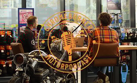 Live opname ChromeBurner Motorpodcast